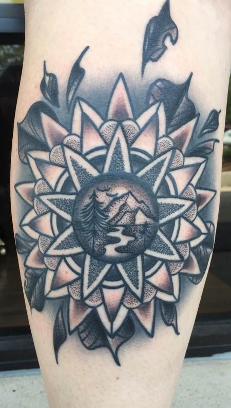 Tattoos - Dotwork Mandala - 134948